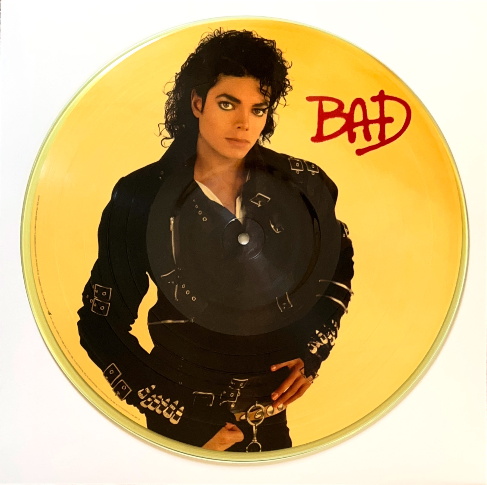 送料込み【ピクチャー盤】LP　マイケル・ジャクソン　BAD MICHAEL JACKSON バッド 2-67] Michael Jackson マイケル・ジャクソン 「 Bad 」 LPレコード