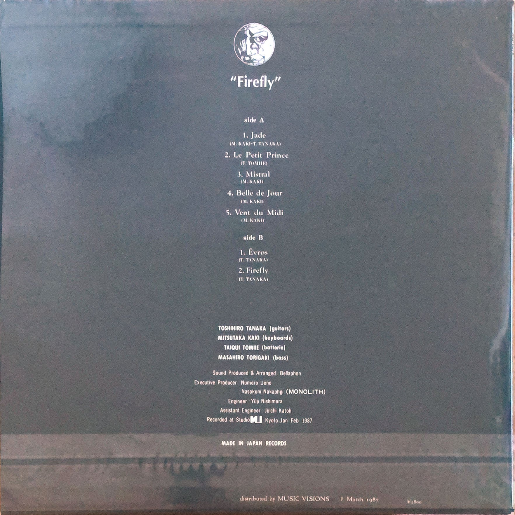 FIREFLY [LP] - BELLAPHON - bar chiba Music Store