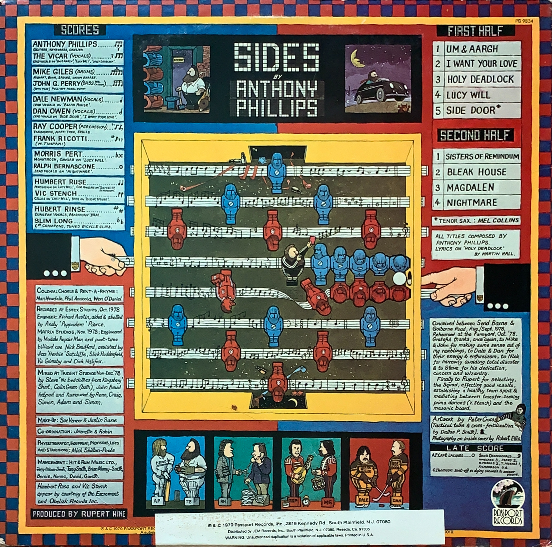 Sides / サイズ [LP] - Anthony Phillips - bar chiba Music Store