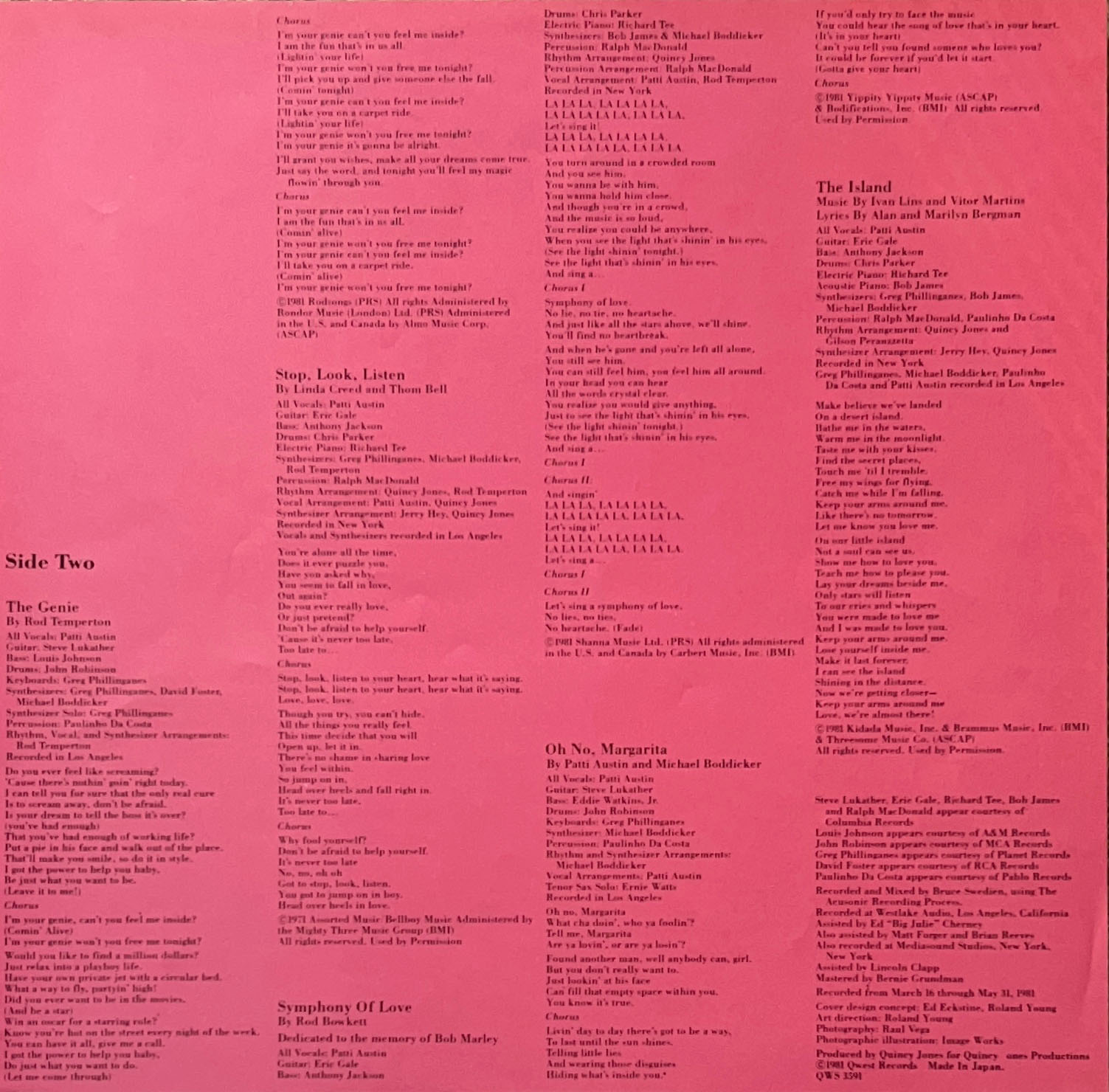 EVERY HOME SHOULD HAVE ONE [LP] - Patti Austin - bar chiba Music Store