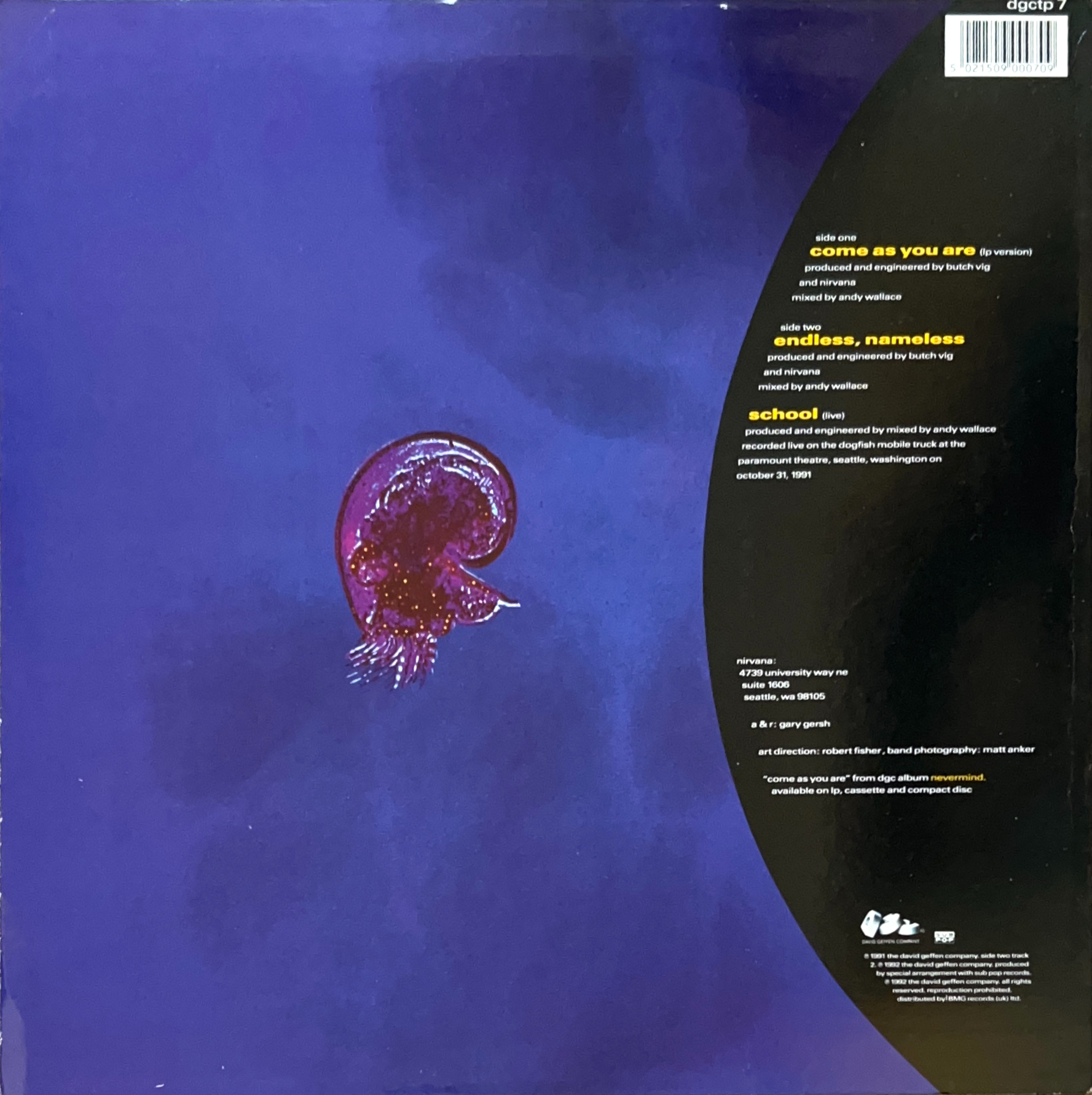 激レア！見本盤】NIRVANA ニルヴァーナ/come as you are Amazon.co.jp 