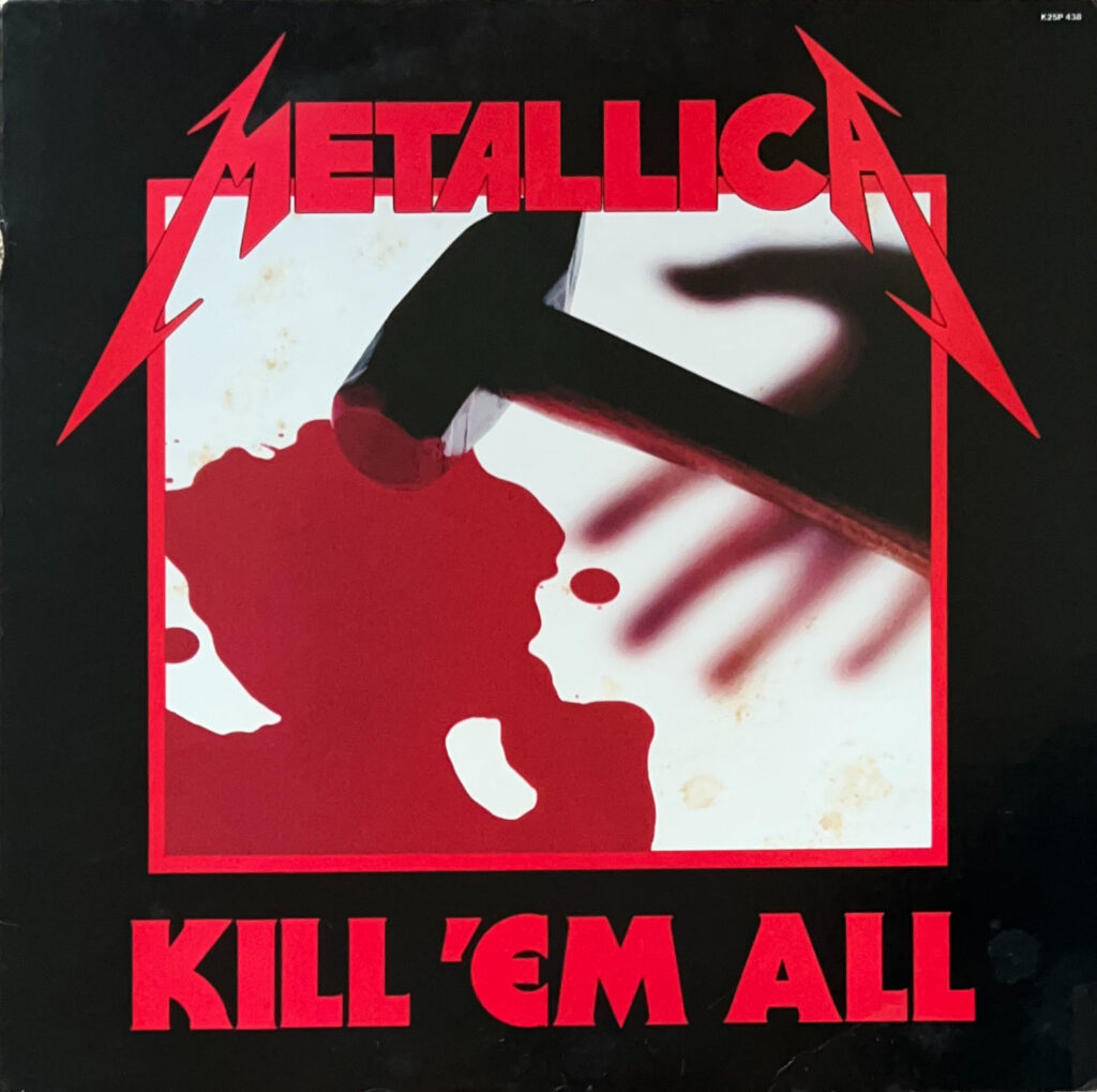 メタリカ/血染めの鉄鎚 LP thrash l Kill 'Em All / 血染めの鉄鎚 [LP] - METALLICA - bar chiba Music Store