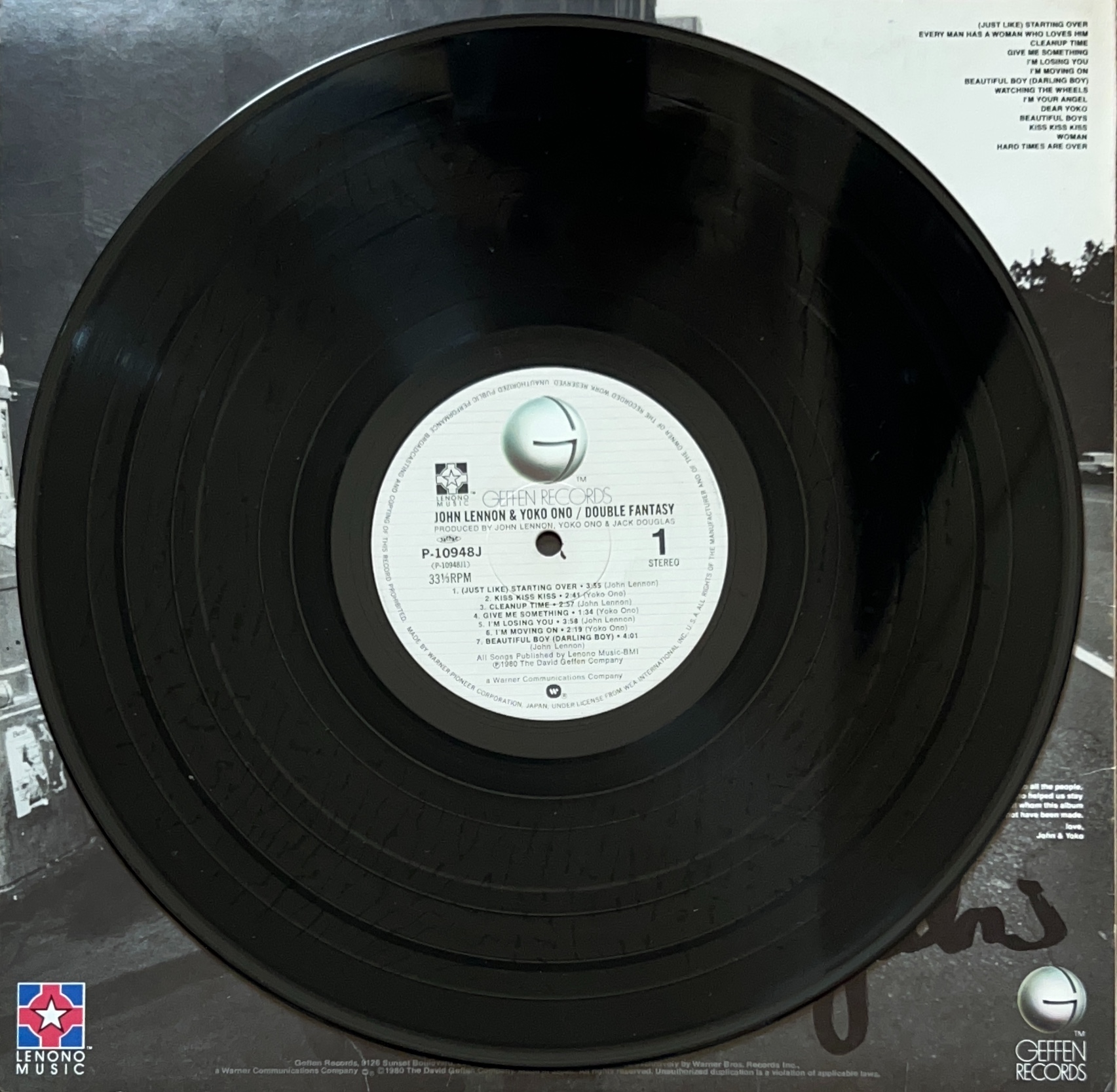 Double Fantasy / ダブル・ファンタジー [LP] - bar chiba Music Store