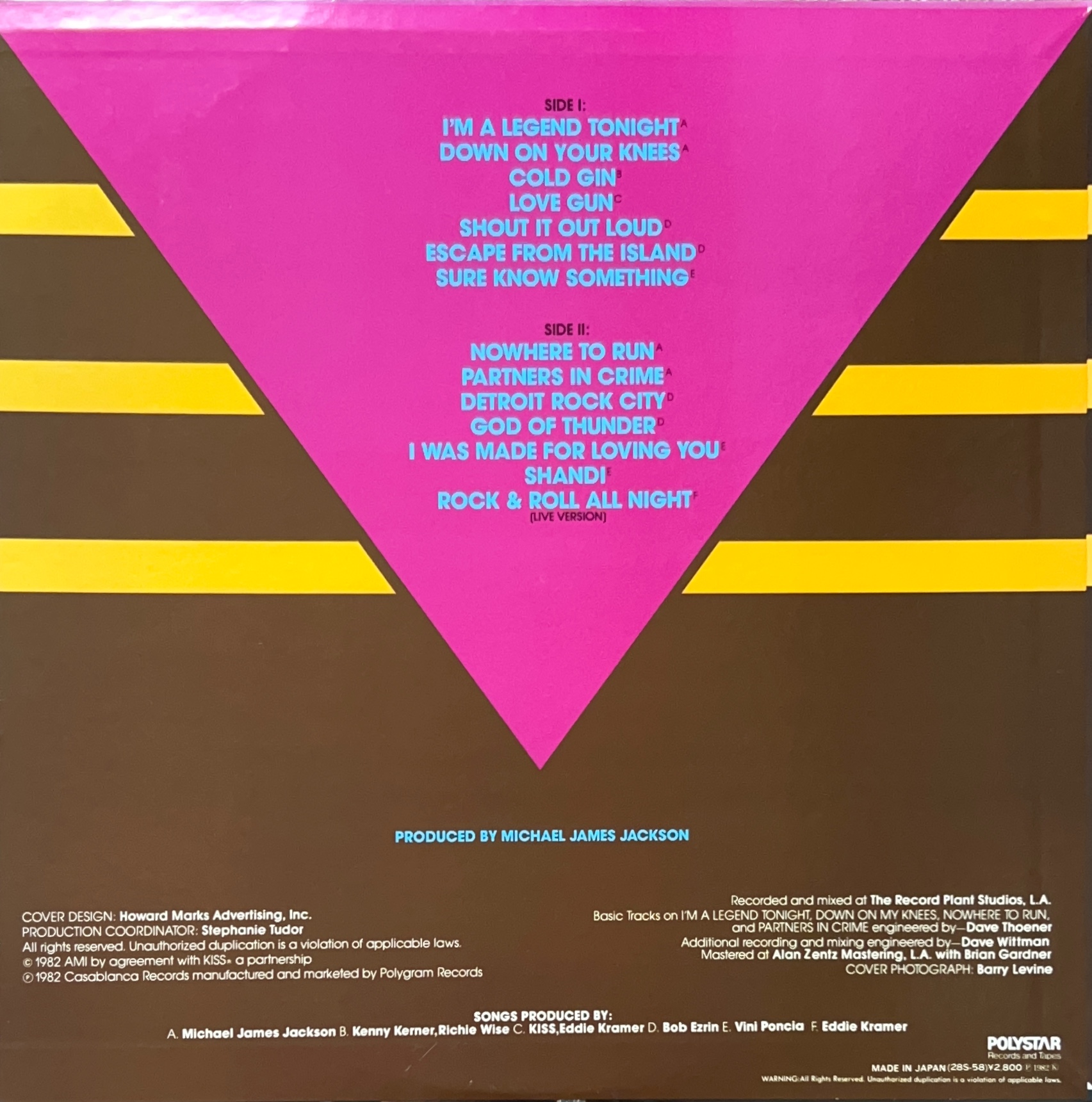 TK1377LP] LP キッス・キラーズ(KISS KILLERS) 帯付き準美品 