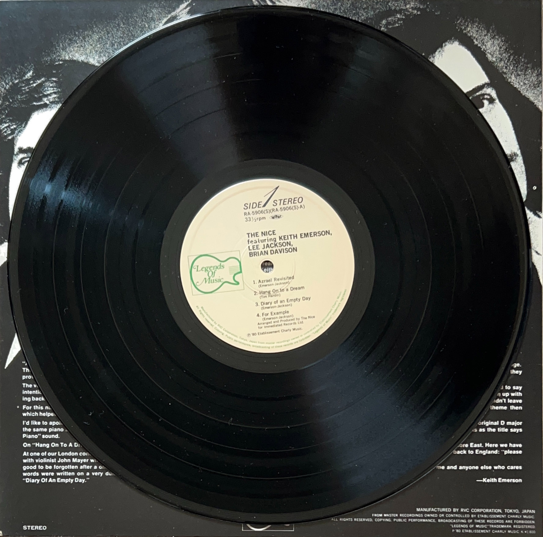 レア物LP○貴重な日本盤】キース・エマーソン・ウィズ・ザ・ナイス 