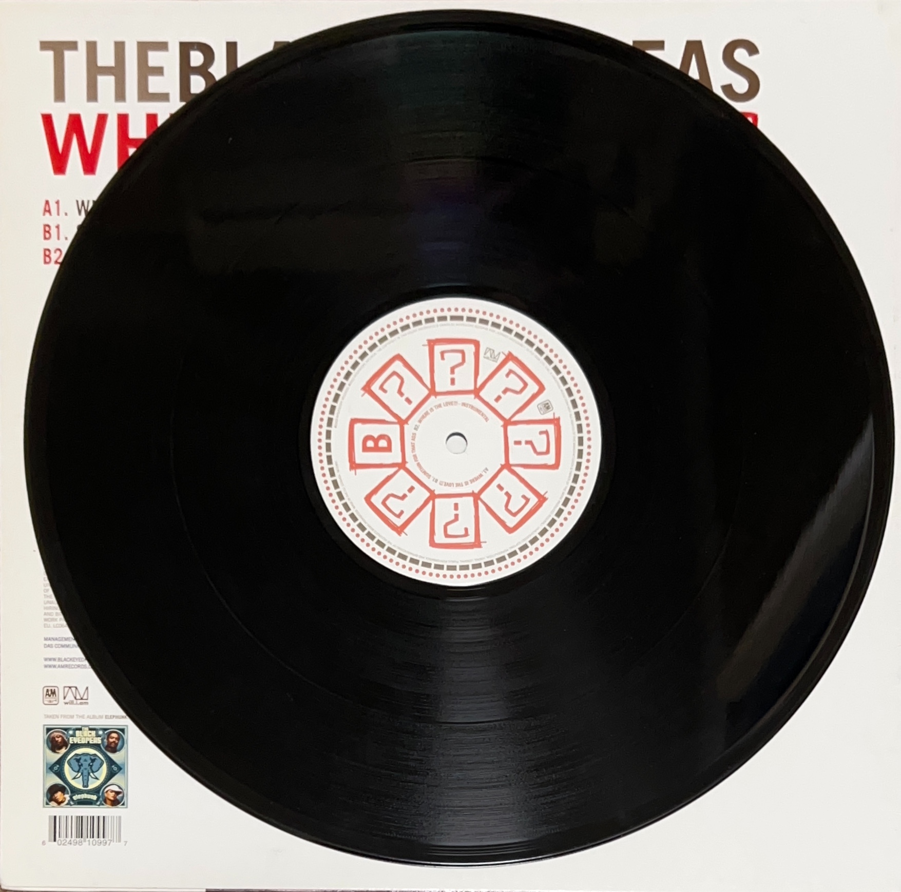 WHERE IS THE LOVE [12inch vinyl] - BLACK EYED PEAS - bar chiba 