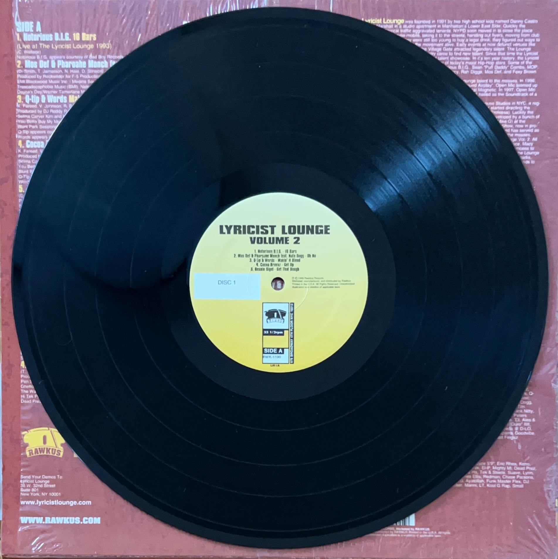 Lyricist Lounge Vol 2 [2LP] - bar chiba Music Store