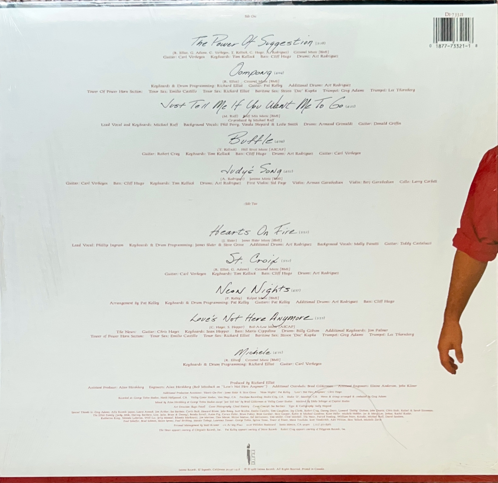 The Power of Suggestion [LP] - Richard Elliot - bar chiba Music Store