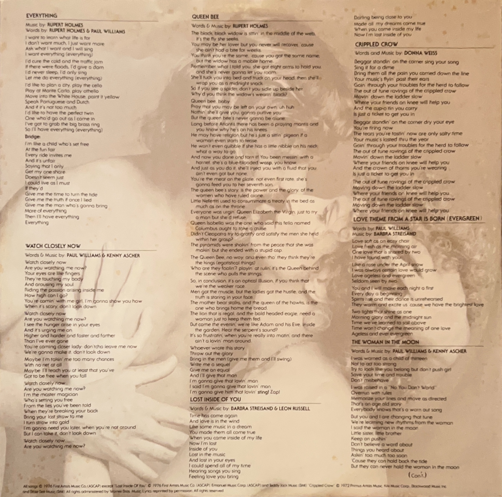 A Star Is Born / スター誕生 [LP] - BARBRA STREISAND - bar chiba 