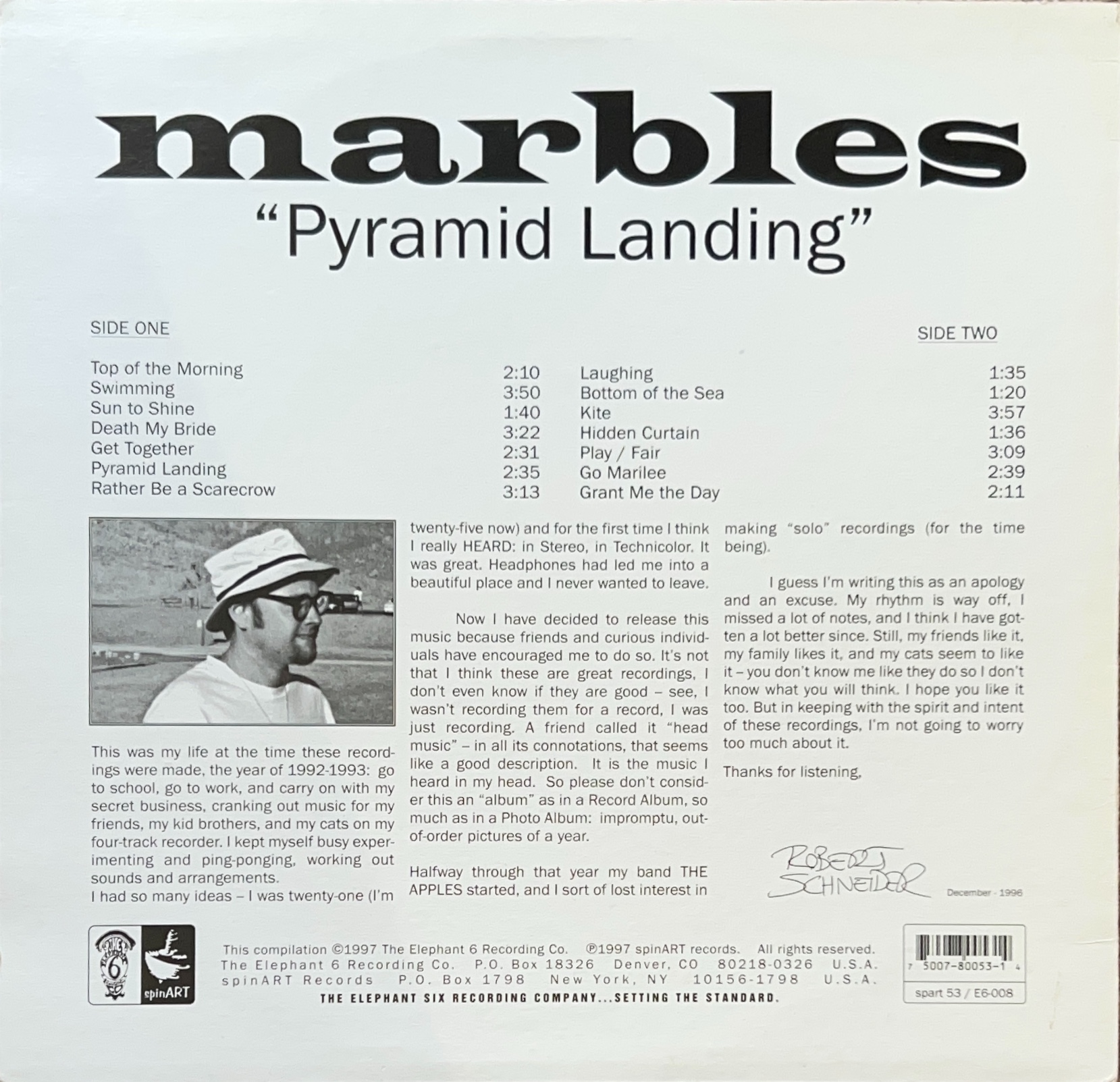 PYRAMID LANDING AND OTHER FAVORITE [LP] - MARBLES - bar chiba Music Store