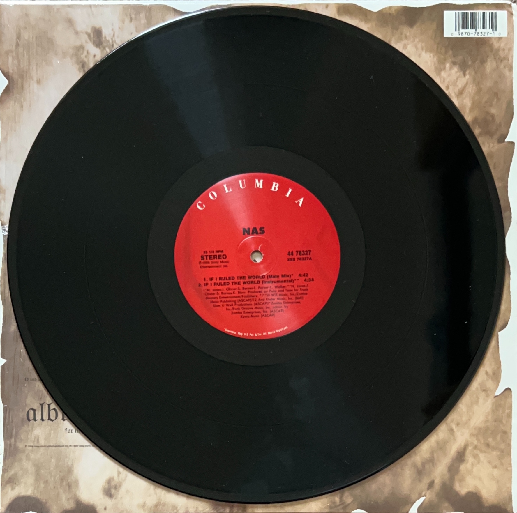 If I Ruled The World [12inch vinyl] - Nas - bar chiba Music Store