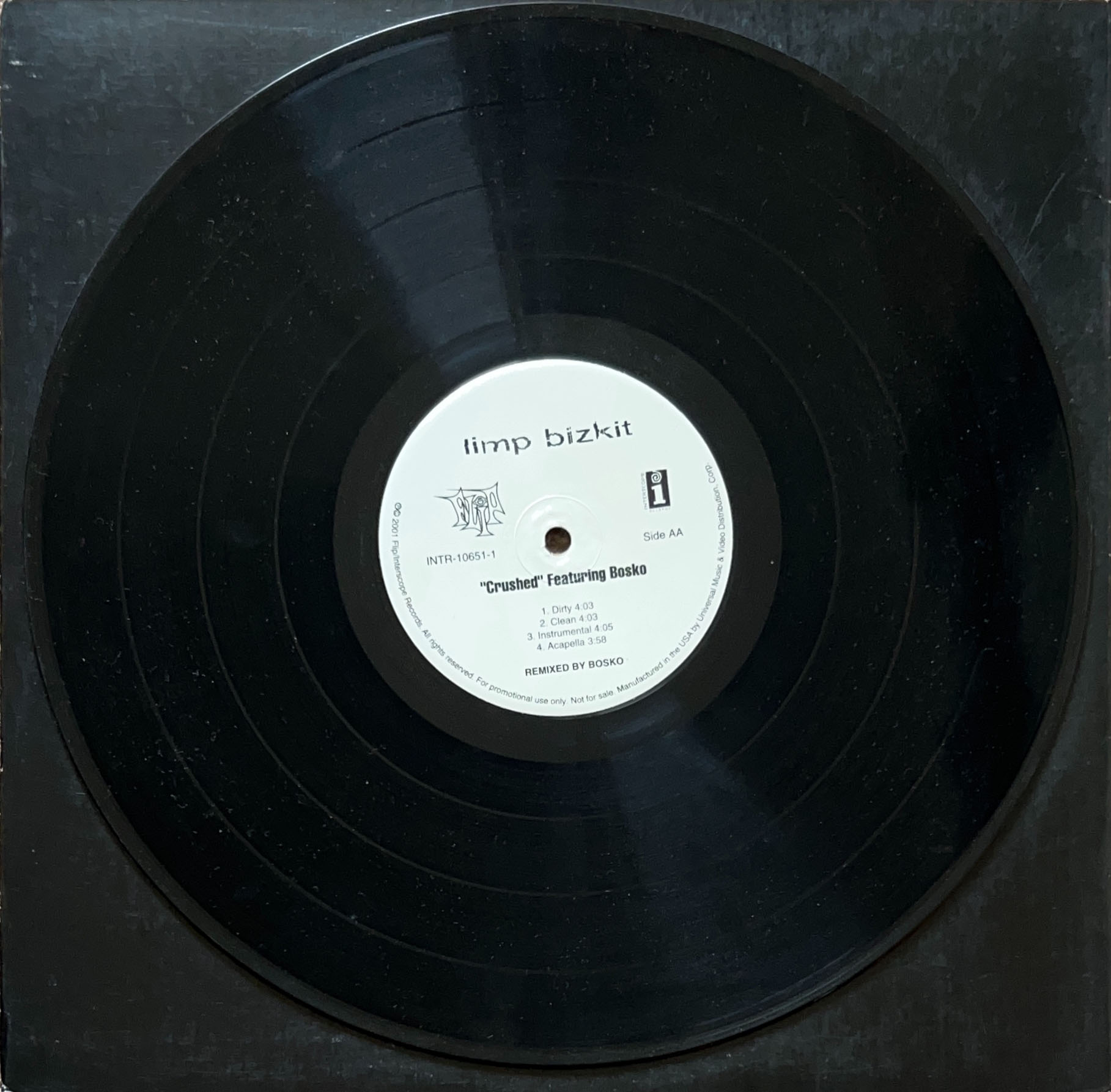 BREAK STUFF / CRUSHED [12inch vinyl] - LIMP BIZKIT - bar chiba Music Store