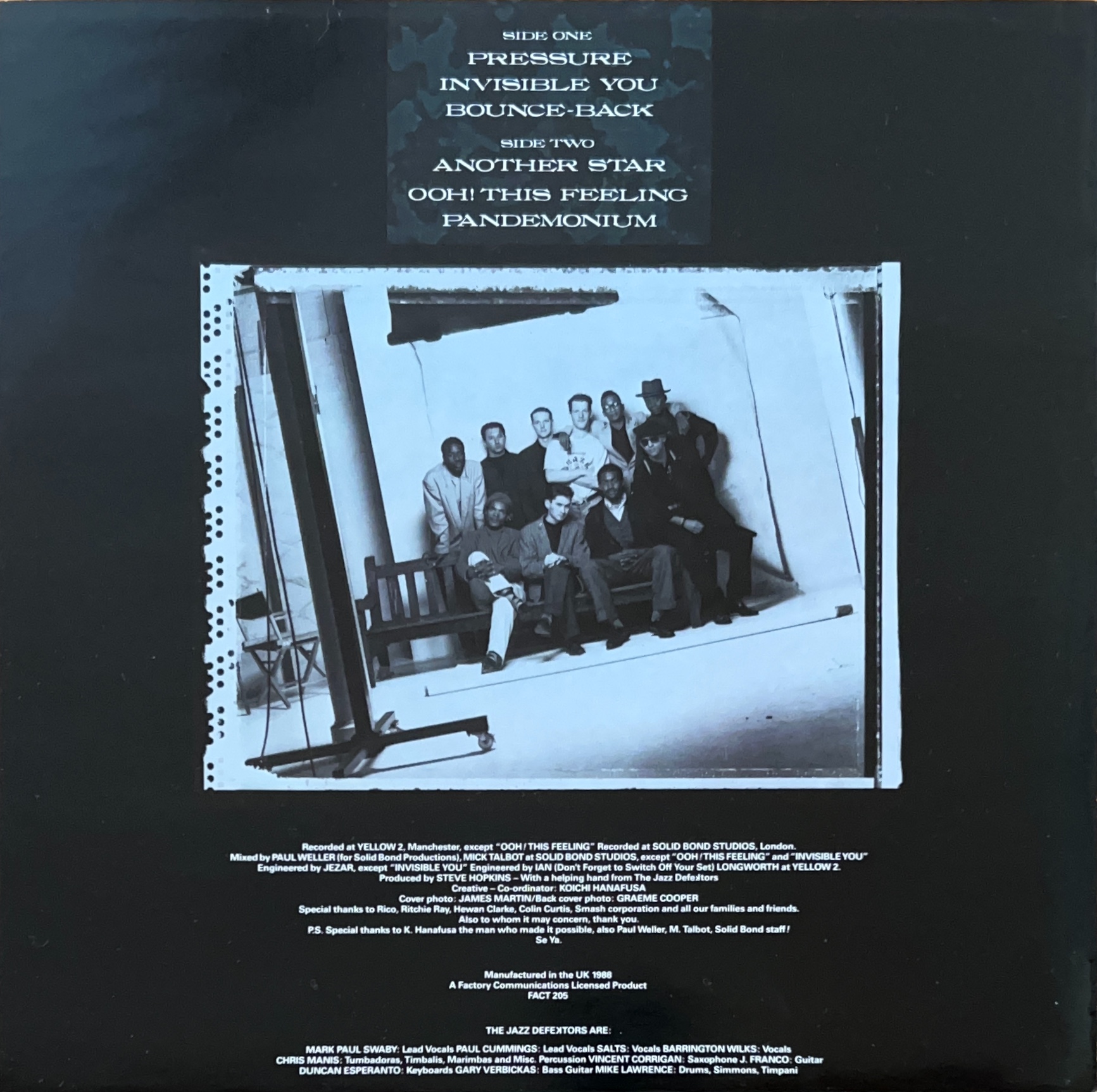 THE JAZZ DEFEKTORS [LP] - JAZZ DEFEKTORS - bar chiba Music Store