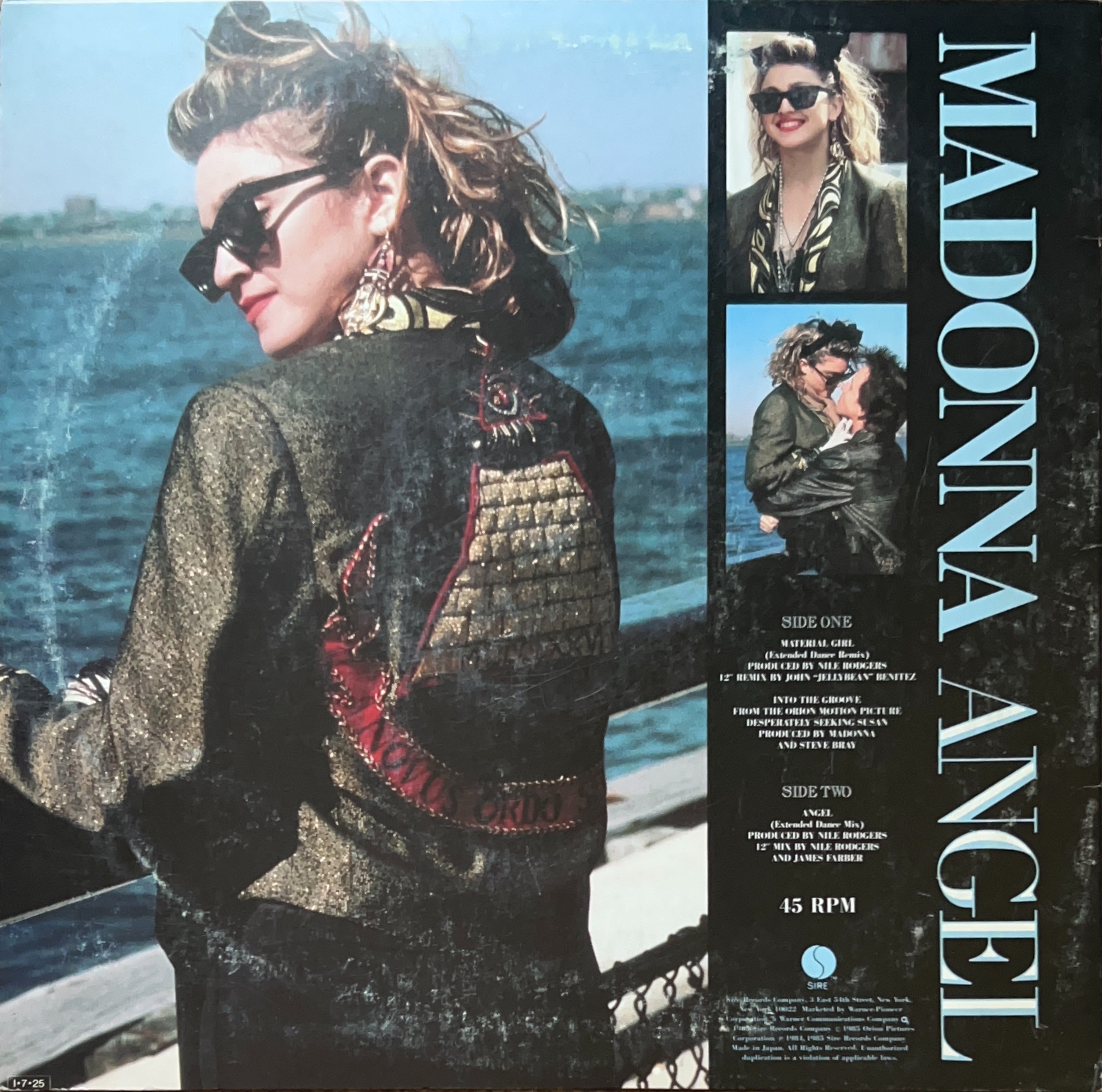 MATERIAL GIRL / INTO THE GROOVE [12inch vinyl] - MADONNA - bar 