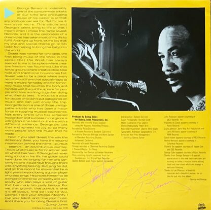 Give Me The Night [LP] - GEORGE BENSON - bar chiba Music Store